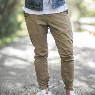 Bn1Cx2F Men's Straight Fit Chino Pants — Cotton Twill